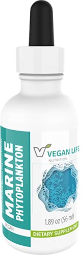 Marine Phytoplankton Liquid - Gluten-Free, Non-GMO, Alpha 3 CMP to Support Cellular Health, Energy, & Vitality - 1.89 Fl Ounce