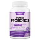 Probiotici ZEBORA per la salute digestiva delle donne con enzimi, prebiotici, probiotici vaginali, D Mannosio e mirtillo, 100 miliardi di CFU Probiotici per la salute e l'equilibrio urinario del tratto, 180 capsule vegetali