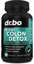 Detosse del detergente del colon per il flusso di peso - 15 giorni Pillole di pulizia intestinale & Probiotico - Lassativo naturale veloce per il sollievo dalla costipazione - Integratori del movimento del bowel per Bloating, Supporto per la perdita di fegato