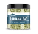 Éléments terriens Damiana Leaf 200 Capsules, pures et non diluées, sans additifs