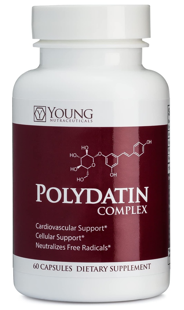 Mirica YoungNutra Polydatin Complex con Resveratrolo- Alto assorbimento - 60 capsule