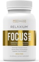 Relaxium Focus Max, Brain & Focus Health Supplement, Provenienz Konzentration, Fokus, Gedächtnis, & Nootropics Booster, M.D. mit Huperzine, Bacopa, & More, 1-Monat-Versorgung (30 Kapseln)