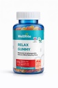 Relax Gummy Vitamins with Ashwagandha & Melatonin, 60 Count, Strawberry Flavored, Vegan, Gelatin Free, Gluten Free, Nut Free, Relaxes Mind, Soulful Sleep