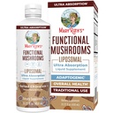 MaryRuth Organics Champignon, Supplément de Champignon, Vitamine liquide de Champignon, Supplément de Champignon Reishi pour le support immunitaire, Tail Vitamine pour le stress, Vegan, Non-OGM, Sans gluten, 15.22 Fl Oz