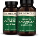 Dr. Mercola Fermented Chlorella with Chlorophyll, 90 Servings (450 Tablets), 2 Bottles, Dietary Supplement, Supports Immune and Organ Health, Non GMO, NSF Certified