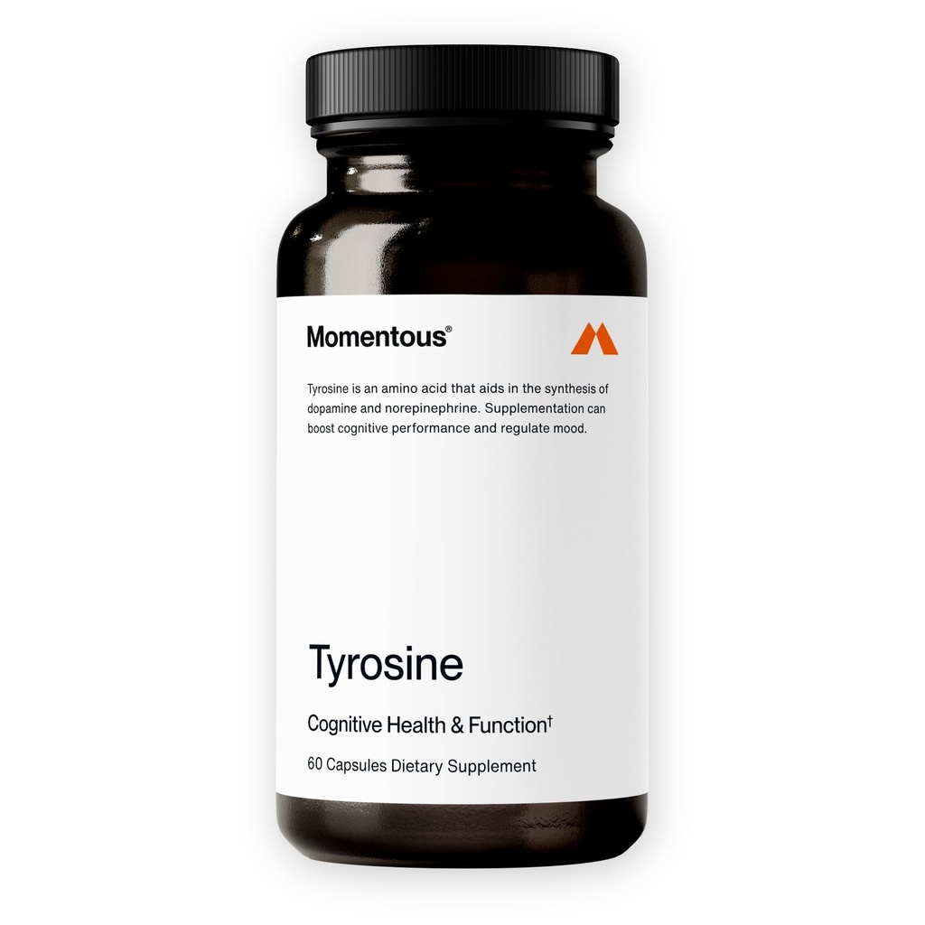 Capsules de Tyrosine Momentous - NSF certifié pour le sport - 60 portions
