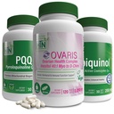 Fertility Support Kit Featuring Ovaris Ovarian Health Complex, Kaneka Ubiquinol and PQQ