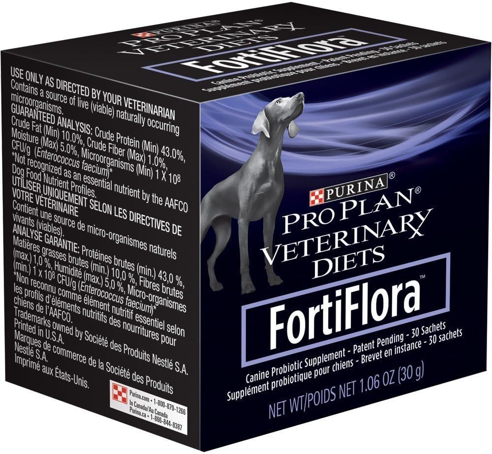 Purina Fortiflora Canine Nutrition Supplement Box (3 Pack), 30gm/90 Graf