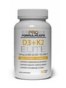 Pro Formulations MD D3 + K2 Elite – Vitamine D3 + Vitamine K2 – Approvisionnement de 60 jours – Haute puissance, Biodisponible MK-7