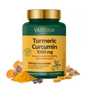 VAHDAM Turmeric Curcumin for Joint Support | 90 Capsules | Piperine & 95% Curcuminoids | Anti Inflammatory Supplement