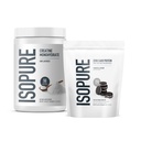 Ensemble isopure de Zero Carb 100% Pure Whey Isolate Protéines Poudre, Cookies et Crème, 25g Protéines par portion, 1 Lb, 15 portions + Isopure 100% Pure Creatine Monohydrate Poudre, 100 portions