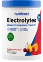 Nutricost Elektrolyt-Komplexes Pulver (60 Servierungen, Frucht-Punch) - Hydratations-Ergänzungs-Mischung mit Vitaminen und Mineralien