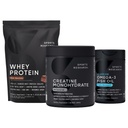 Sports Research® Whey Protein & Creatine Monoidrato il Duo dinamico per la costruzione muscolare magra, le prestazioni, la resistenza e il recupero di allenamento e Triple Strength Omega 3 imballato con acidi grassi EPA & DHA