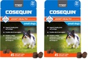 Cosequin Minis Soft Chews Massima resistenza con MSM Plus Omega3,45 Conte (Pack of 2)