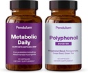 Pendulum Metabolic Daily & Polyphenol Booster Bundle - Proprietary Akkermansia Probiotic Supplement Blend für die Verbesserung der Stoffwechsel & Cardio Gesundheit