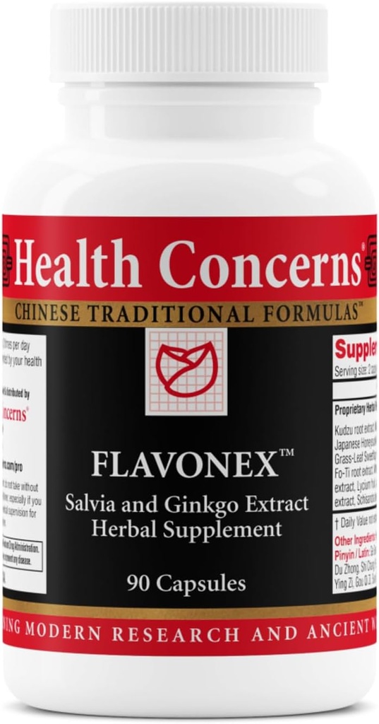 Salute preoccupazioni Flavonex - Circulation naturale del sangue e integratori di salute del cervello - 90 capsule