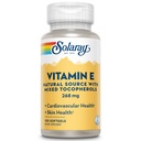 SOLARAY Vitamin E d-Alpha Tocopherol 268mg (400 IU) | Herz- und Hautgesundheit, Antioxidans Aktivitätsunterstützung | 100ct