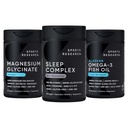 Sports Research® Sleep Pack - Sleep Complex with Melatonin 5mg + Magnesium Glycinate + Omega-3 Fish Oil