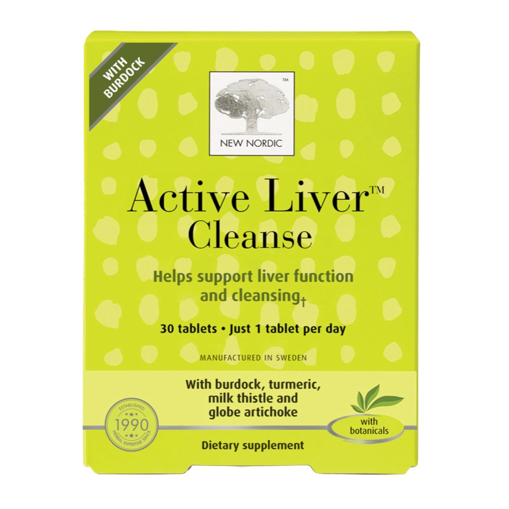 NEU NORDIC Active Liver Cleanse 30 Tage Versorgung, Reinigungsunterstützung, 30 Tabletten (Paket von 1)