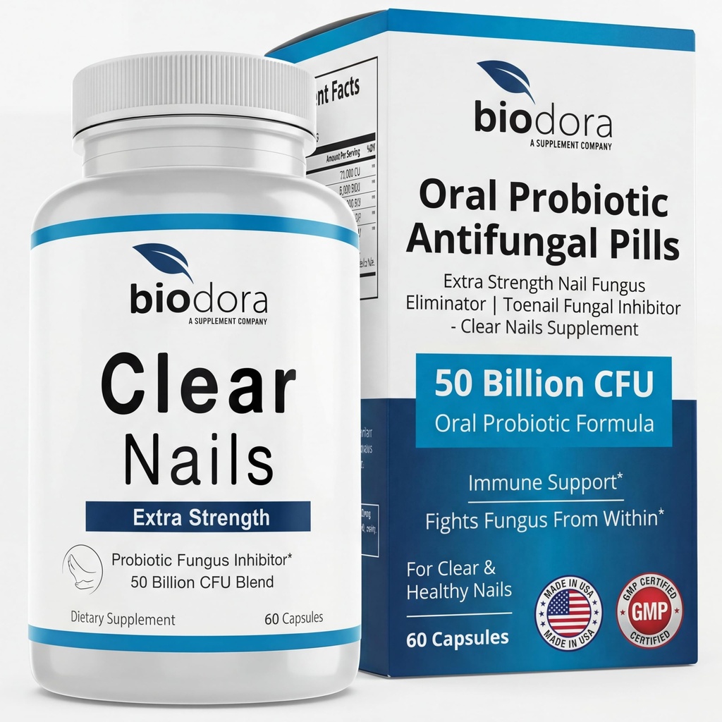 Klare Nägel - extra Stärke - Probiotic Fungus Inhibitor - 50 Billion CFU