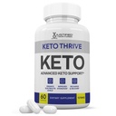 Keto Thrive Keto ACV Pills 1275MG Keto Support Blend Capsule Alternative to Keto ACV Gummies Formulated with Apple Cider Vinegar Extra Virgin Olive Oil Powder Green Tea Leaf 60 Capsules