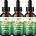 Natures Artisanat Multivitamine liquide pour les enfants Immunity Support - Yummy Toddler Multivitamine Supplément avec un C D3 E B6 et D3 Vitamines liquides pour les enfants de tous les âges - Haute absorption (3 Pack)