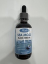 (2 Pack) Sea Moss Black Seed Oil Drops mit Burdock Root, Bladderwrack &Vitamin C Vitamin D3, Irish Sea Moss Drop für Immunsystem, Gut, Haut und Energie