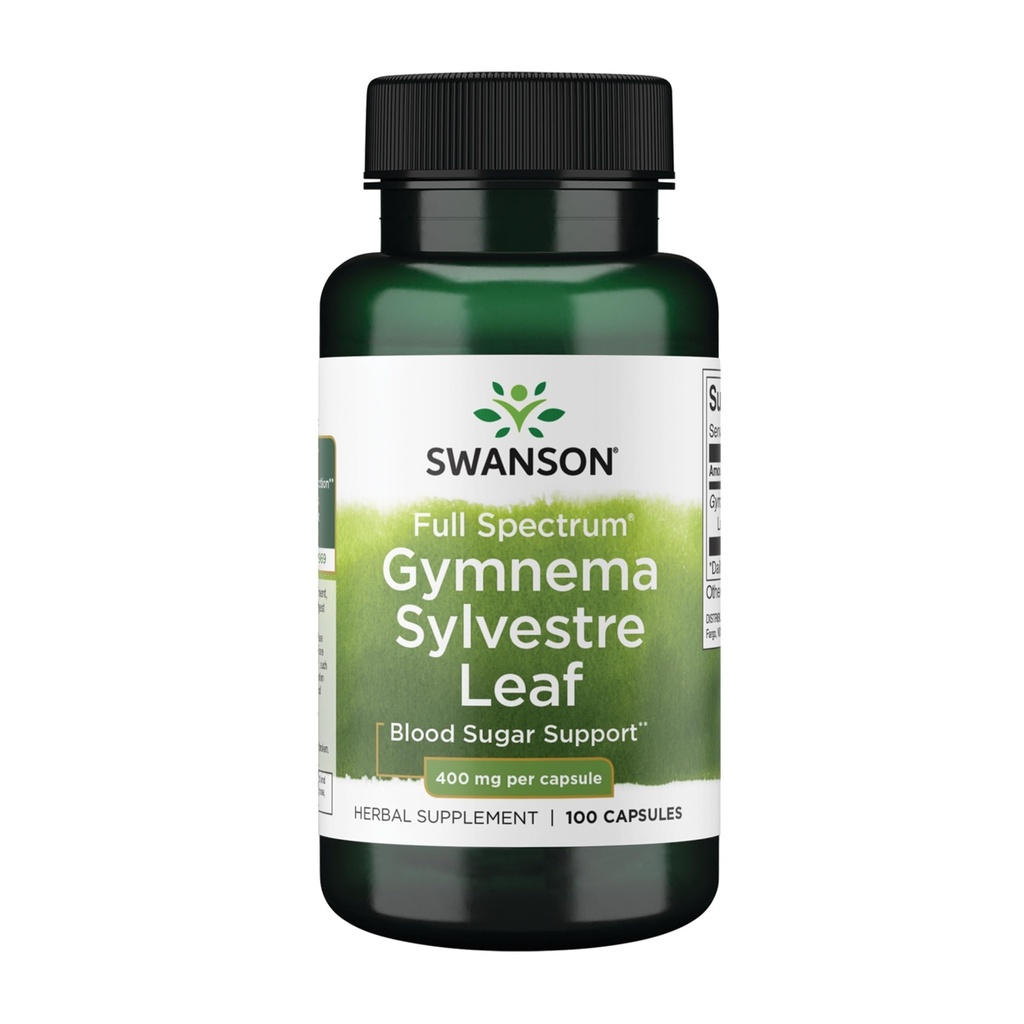 Swanson Spettro completo Gymnema Sylvestre Leaf - erba ayurvedica tradizionale - (100 capsule)
