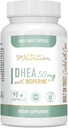 DHEA 50mg | Equilibrio di sostegno dell'ormone e dell'energia | Alimentazione di 3 mesi | Supplemento di supporto di invecchiamento sano per le donne e gli uomini | Gluten-Free, Vegetariano, Non OGM, Testato di terze parti | 90 capsule per bottiglia