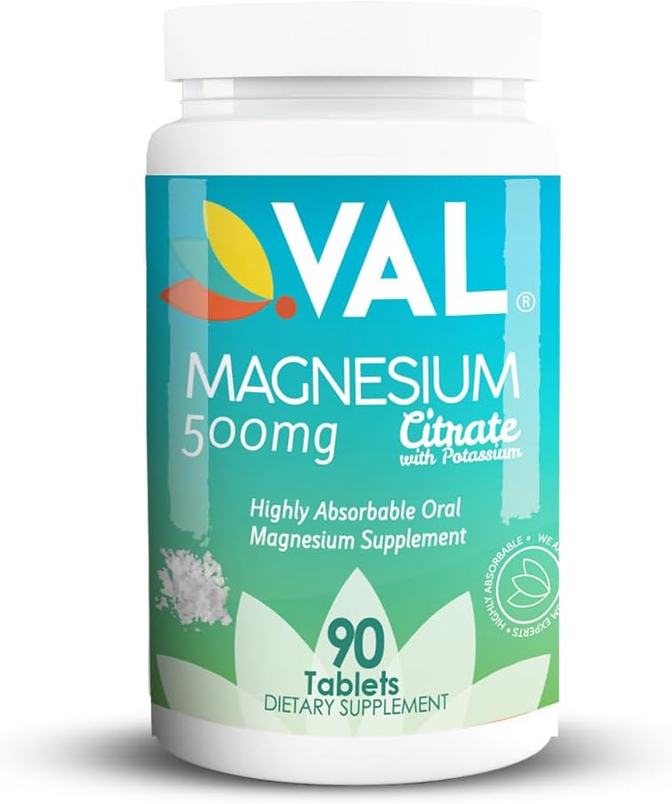 VAL Magnesium Citrat + B6 + Kalium, 90 Tabletten