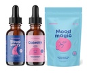 JoySpring SleepBerry Liquid Melatonin, Magnesium Citrate & Glycinate Drops, e Mood Saffron Pixie Stick per bambini