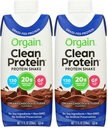 Orgain Whey Protein Shk Chocolate Fudge, 11 oz (Pack of 2)