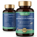 Lutein 40mg & Zeaxanthin 8mg Augenvitamine, mit Astaxanthin, Bilberry, Taurin, Vitamin A C E Zink, Blue Light & Macular Support, 120 Veggie Kapseln
