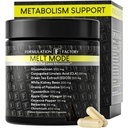 Formulierung Fabrik Metabolismus Booster - Melt Mode natürliche thermogene Unterstützung mit Glucomannan, L-Carnitin & Grüner Tee Extrakt - Advanced Satiety & Energy - 120 Kapseln, 2 Monate Versorgung