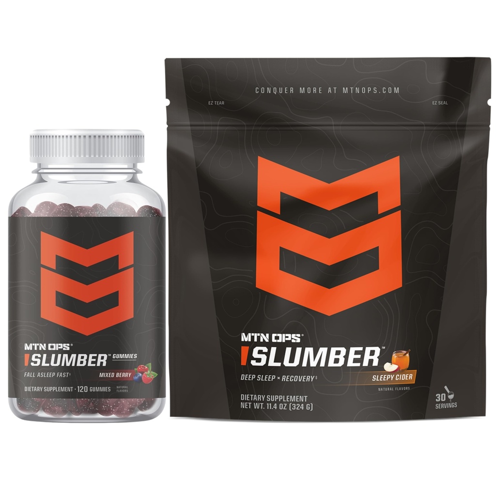 MTN OPS Slumber Gummies + Slumber Sleepy Cider Bundle