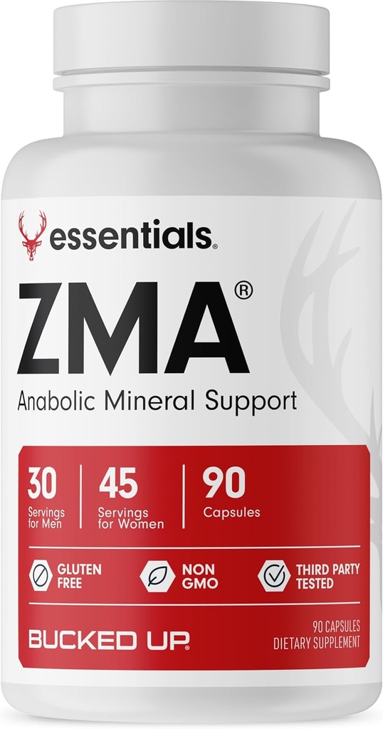 ZMA-Kapseln, Anabolic Mineral Support - Bucked Up Essentials (30-45 Servings, 90 Kapseln)