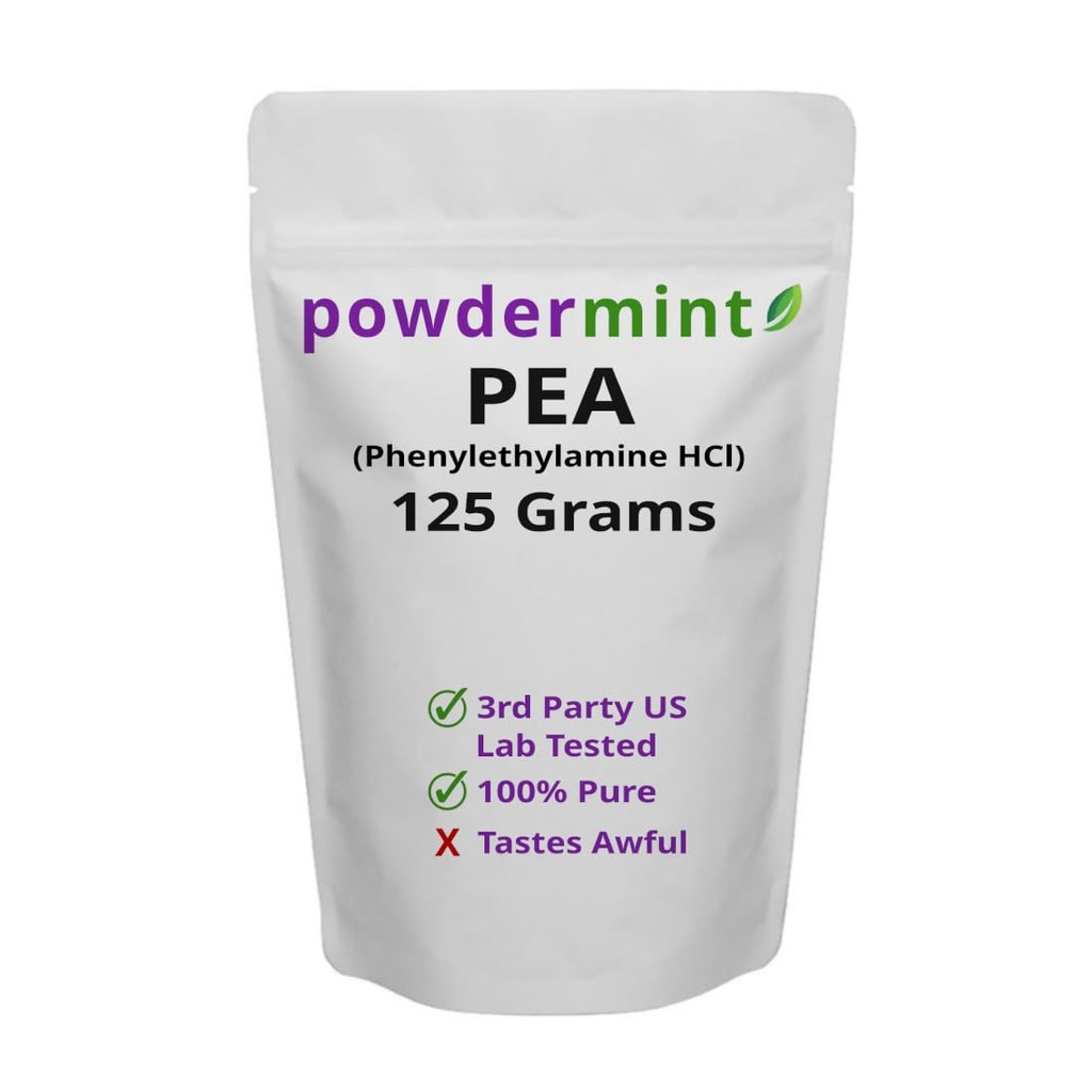 Beta Phenylethylamine HCl (Pea) Polvere - Mood, energia (125 Gram)