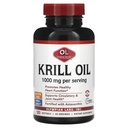 Olympian Labs Krill Oil Softgels, 120 Count, antarktisches Krillöl Plus Fischöl und hinzugefügtes Astaxanthin - 1000 mg pro Portion.