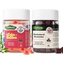 Q'ankyaq Cholesterol Lowering Gummies, Plant Sterols & Stanols Supplement, Kids Saffron Gummies