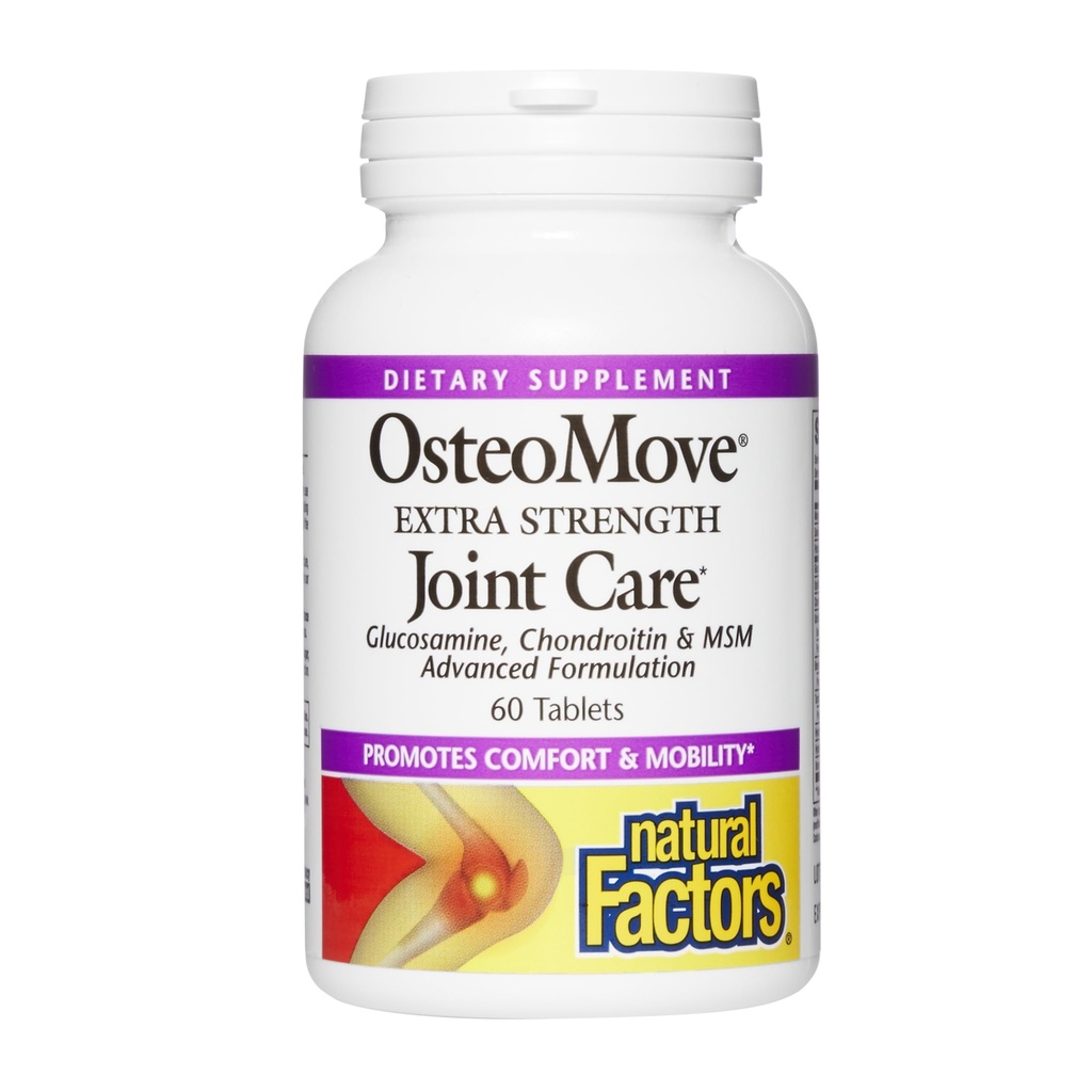 Natural Factors, OsteoMove Joint Care, Extra Strength Support for Joint and Bone Health, Non-GMO, 60 tablets (30 servings)