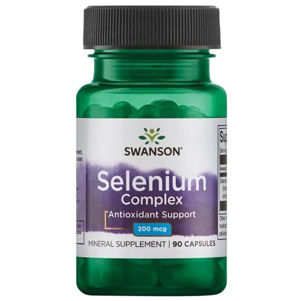 Swanson Albion Komplexiertes Selen 200 mcg 90 Kapseln