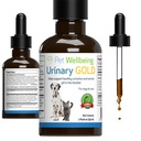 Animaux de compagnie Bien-être Urinaire Or pour chats - Multi-Herb Urinary Tract Support - Feline Bladder Santé et système urinaire Bien-être - Supplément de chat holistique - Formule liquide 2 oz (59ml)