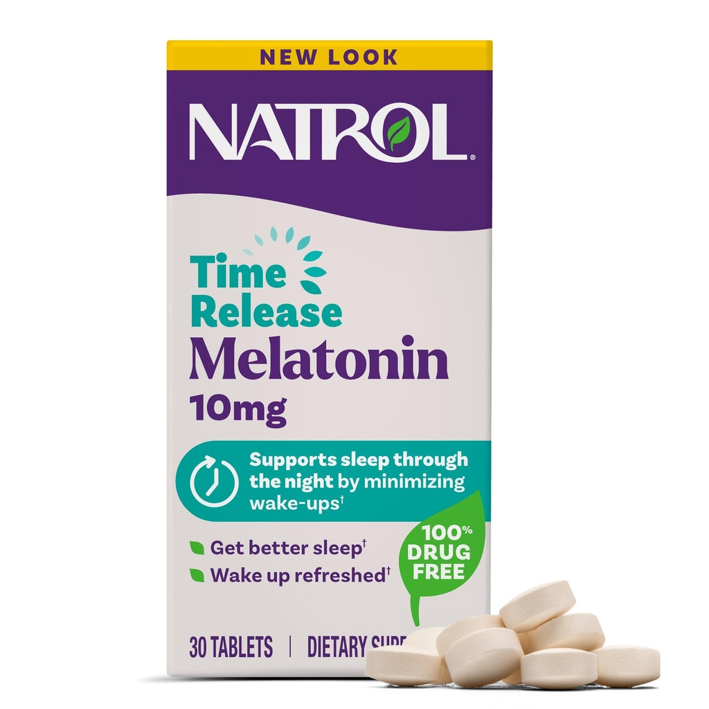 Natrol sonno Advanced Melatonin Time Release Tablets, Nighttime Sleep Aid