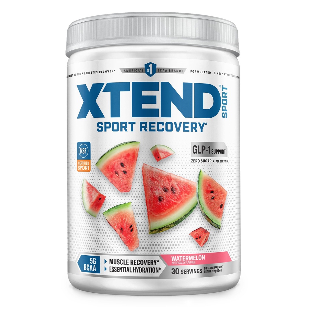 Xtend Sport BCAA Pulver Wassermelone - Elektrolytpulver zur Gewinnung & Hydration mit Aminosäuren - 30 Servierungen