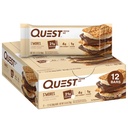 Quest Nutrition S'mores Protein Bars, 21g Protein, 1g Zucker, 4g Net Carb, Glutenfrei, Keto Friendly, 12 Count