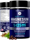Magnesium Glycinate Complex 1425mg with Vitamin D3 5000 IU & K2 MK-7 200mcg - Magnesium for Sleep, Relax & Bone Health - Chelated Magnesium Supplement with Ashwagandha L Theanine Softgels