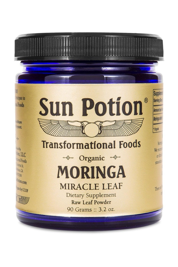 Sonnen Potion Moringa Blatt Pulver - 90 Gramm Jar