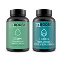 BoostCeuticals Nattokinase 4000 Fu 200mg and Algae Omega 1000mg