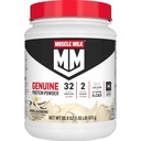 Muscle Milk Genuine Protein Powder, Vanilla Crème, 1.93 Pfund, 12 Portionen, 32g Protein, 2g Zucker, Calcium, Vitamine A, C & D, NSF zertifiziert für Sport, Energizing Snack, Packaging May Vary