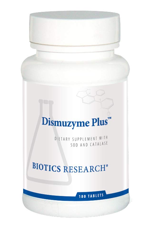 Biotics Research Dismuzyme Plus Alta attività antiossidante, Supporta il sistema immunitario, Comfort e Joint Flexion, 180 compresse